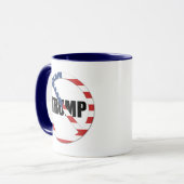 Anti-Trump-Demokratie Tasse (Vorderseite Links)