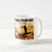 Anti Trump / den großen Fisch fangen !, Kaffeetasse (VorderseiteRechts)