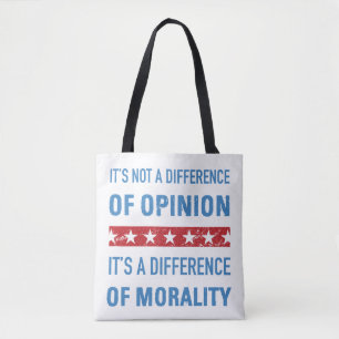 Anti-Trump-Differenz der Moral Tasche
