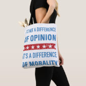 Anti-Trump-Differenz der Moral Tasche (Von Nahem)