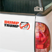 ANTI-TRUMP - DUMP-TRUMPF - .PNG AUTOAUFKLEBER (Auf Lkw)