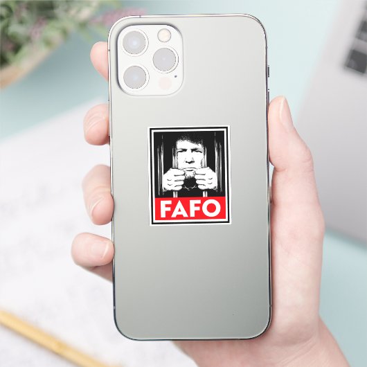 Anti-Trump FAFO Aufkleber (Telefon)