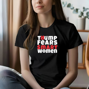 Anti-Trump feministischen Protestmotto rot schwarz T-Shirt