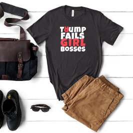 Anti-Trump feministischen Protestmotto rot schwarz T-Shirt