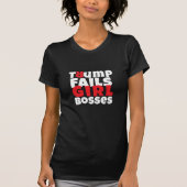 Anti-Trump feministischen Protestmotto rot schwarz T-Shirt (Vorderseite)