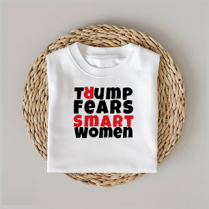 Anti Trump feministischer Protestmotto rot schwarz Tri-Blend Shirt
