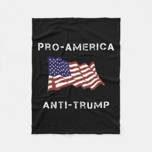 Anti-Trump-Flagge der USA Fleecedecke