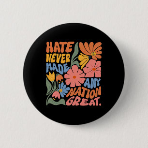 Anti Trump floral-demokratischer Präsident Liberal Button