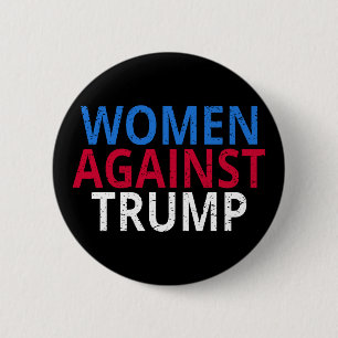 Anti-Trump - Frauen gegen Trump Button