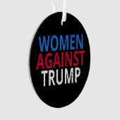 Anti-Trump - Frauen gegen Trump Ornament (Vorderseite)