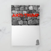 Anti Trump - Füllen Sie das Feld aus, Karte (Innenseite)
