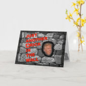 Anti Trump - Füllen Sie das Feld aus, Karte (Gelbe Blume)