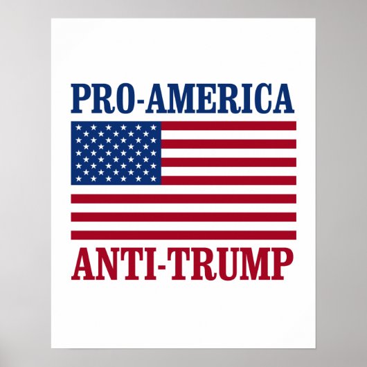 Anti-Trump für Amerika - Anti-Trump - Poster (Vorne)