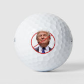 Anti Trump Golf Balls Golfball (Vorderseite)