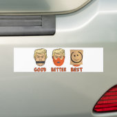 Anti Trump: Good, better, best Autoaufkleber (Auf Auto)