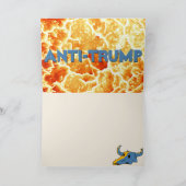 Anti Trump / Graben seinen Kopf in den Sand, Karte (Innenseite)