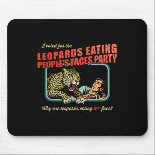 Anti-Trump habe ich für Leoparden gestimmt, die di Mousepad