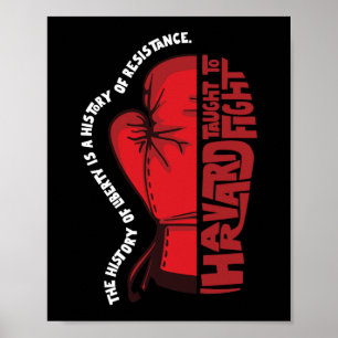 Anti-Trump-Harvard-politischer Protest Poster