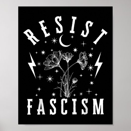 Anti-Trump-Hass-Lügen und Faschismus widerstehen Poster (Vorne)