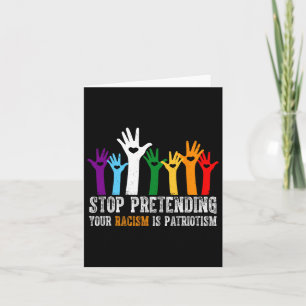 Anti Trump, hört auf vorzutäuschen, dass euer Rass Karte