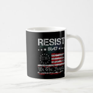 Anti Trump impeach 47 86 47 Flag Impeach Trump 864 Kaffeetasse