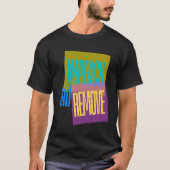Anti Trump Impeach & Remove T-Shirt (Vorderseite)