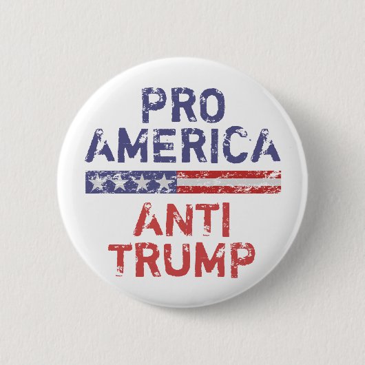 Anti-Trump in den USA Button (Vorderseite)