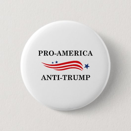 Anti-Trump in den USA Button (Vorderseite)