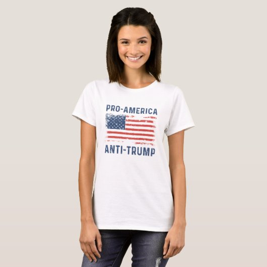 Anti-Trump in den USA T-Shirt (Vorne ganz)