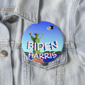 Anti Trump Joe Biden Harris wählt Demokrat 2020 Button (Beispiel)