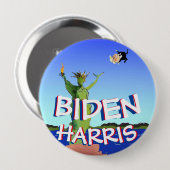 Anti Trump Joe Biden Harris wählt Demokrat 2020 Button (Vorne & Hinten)