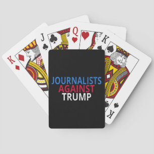 Anti-Trump - Journalisten gegen Trump Spielkarten