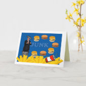 Anti Trump / Junk, Karte (Gelbe Blume)