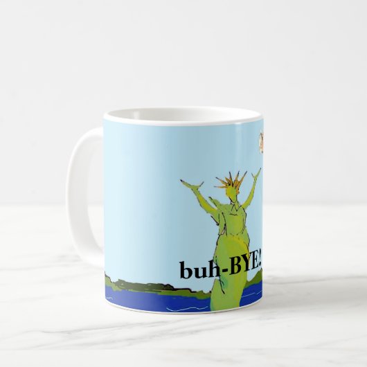 Anti-Trump-Kaffee-Tasse 2020 Wahlentscheidung Demo Kaffeetasse (Vorderseite Links)