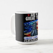 Anti-Trump Kaffeetasse (Vorderseite Links)