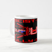 Anti Trump Kaffeetasse (Vorderseite Links)