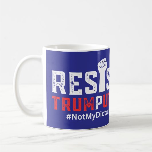 Anti-Trump Kaffeetasse (Links)