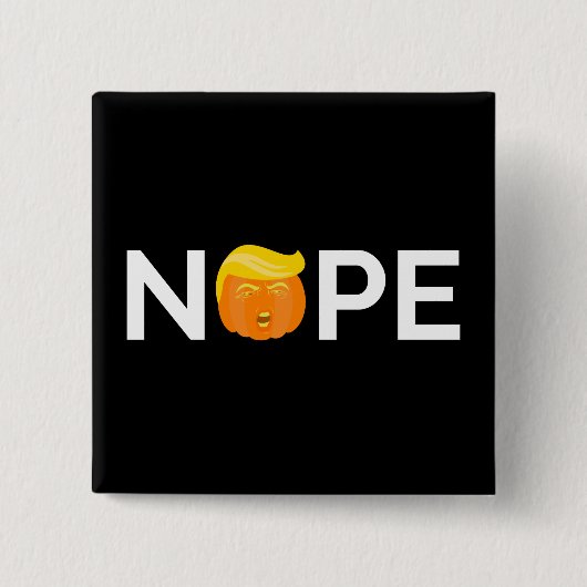 Anti-Trump - Keine Halloween-Ausgabe I Button (Vorderseite)