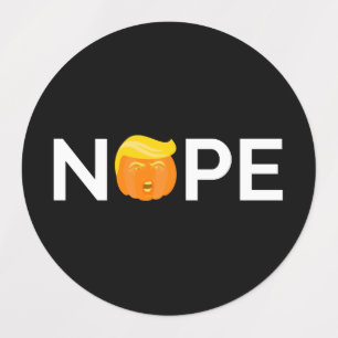 Anti-Trump - Keine Halloween-Ausgabe I Etiketten