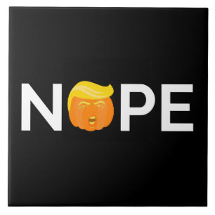 Anti-Trump - Keine Halloween-Ausgabe I Fliese