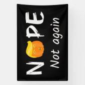 Anti-Trump - Keine, keine Halloween-Ausgabe II Banner (Vertikal)