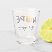 Anti-Trump - Keine, keine Halloween-Ausgabe II Schnapsglas (Rückseite)