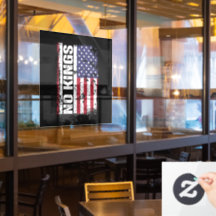 Anti Trump Keine Könige USA Flagge Protest Zitat