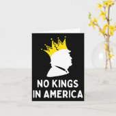 Anti-Trump-Kings in Amerika Karte (Gelbe Blume)