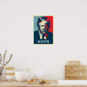 Anti-Trump-Kundgebung-Poster: NOPE Poster (Küche)