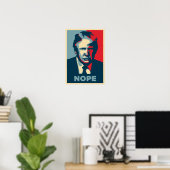 Anti-Trump-Kundgebung-Poster: NOPE Poster (Heimbüro)