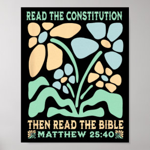 Anti Trump Lies Die Verfassung Und Die Bibel Mat Poster