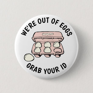 Anti Trump, lustige Id für Lebensmittelknopf Button