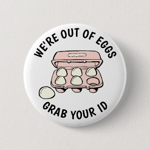 Anti Trump, lustige Id für Lebensmittelknopf Button