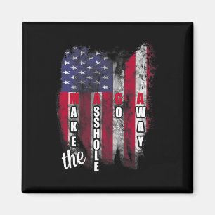Anti Trump Lustiger Mega-Macher Lass Das Loch Vers Magnet